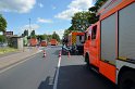 Unfall zwischen zwei KVB Bahnen Koeln Hoehenhaus Im Weidenbruch P035